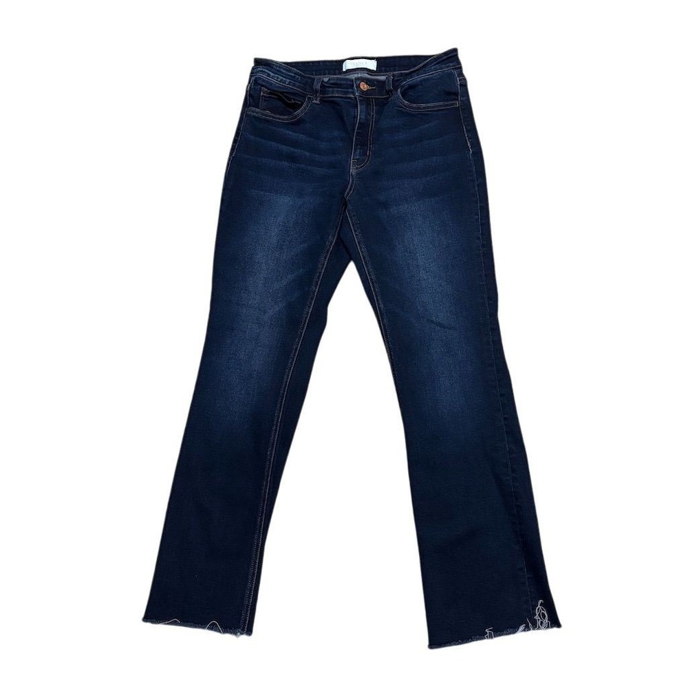 Vervet Blue Women's Bootcut Jeans Size 30 Dark Wash Mid Rise Denim
